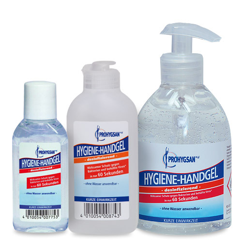 Handdesinfektionsgel zur Handdesinfektion von Prohygsan